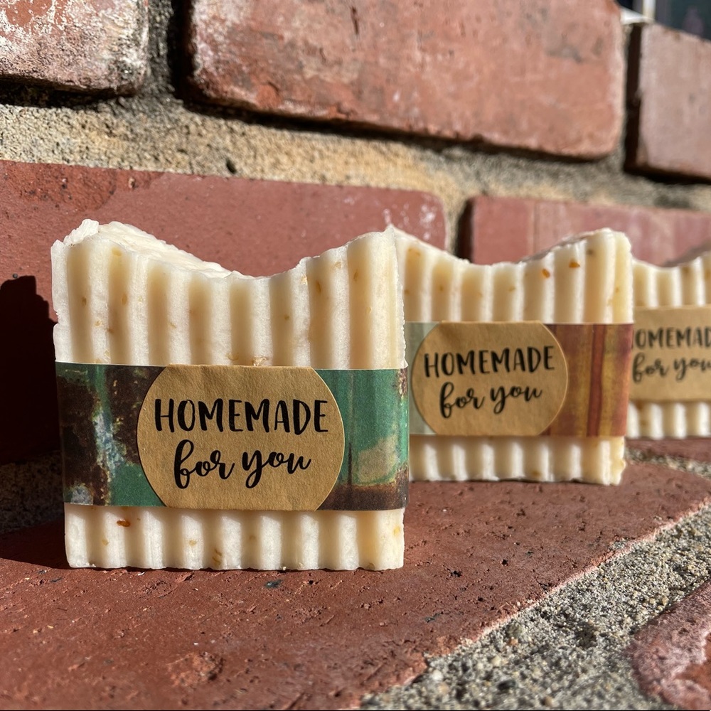 Oatmeal honey homemade soaps